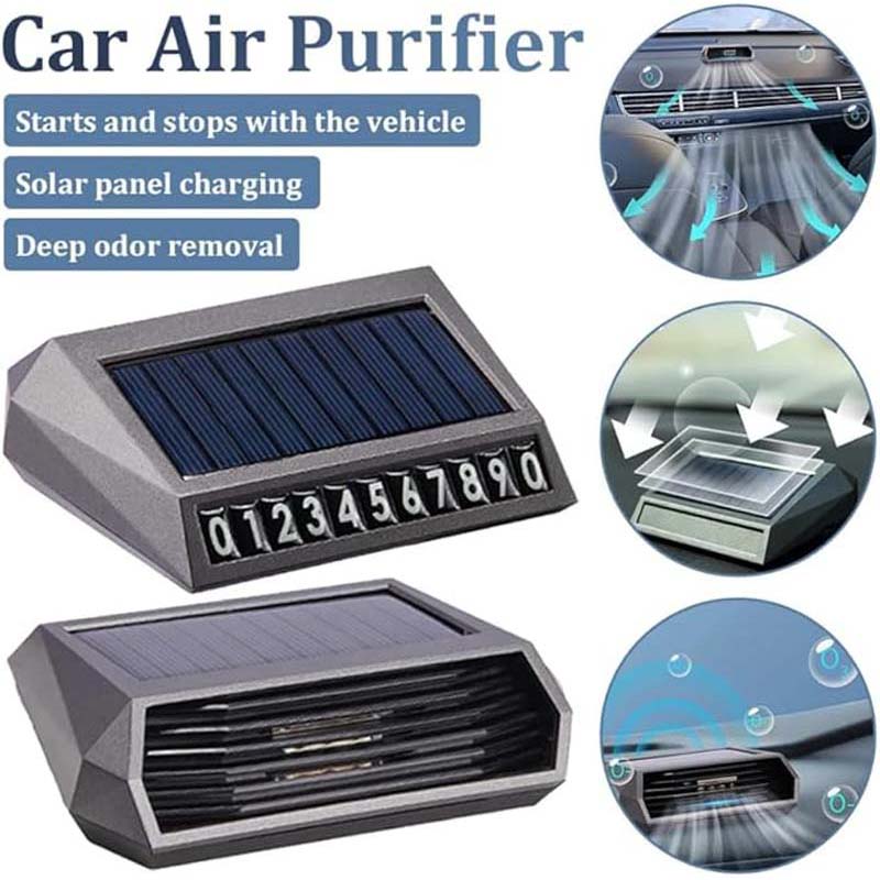 Odor Eliminator Car - Güneş Enerjisiyle Çalışan Araba Hava Temizleyici