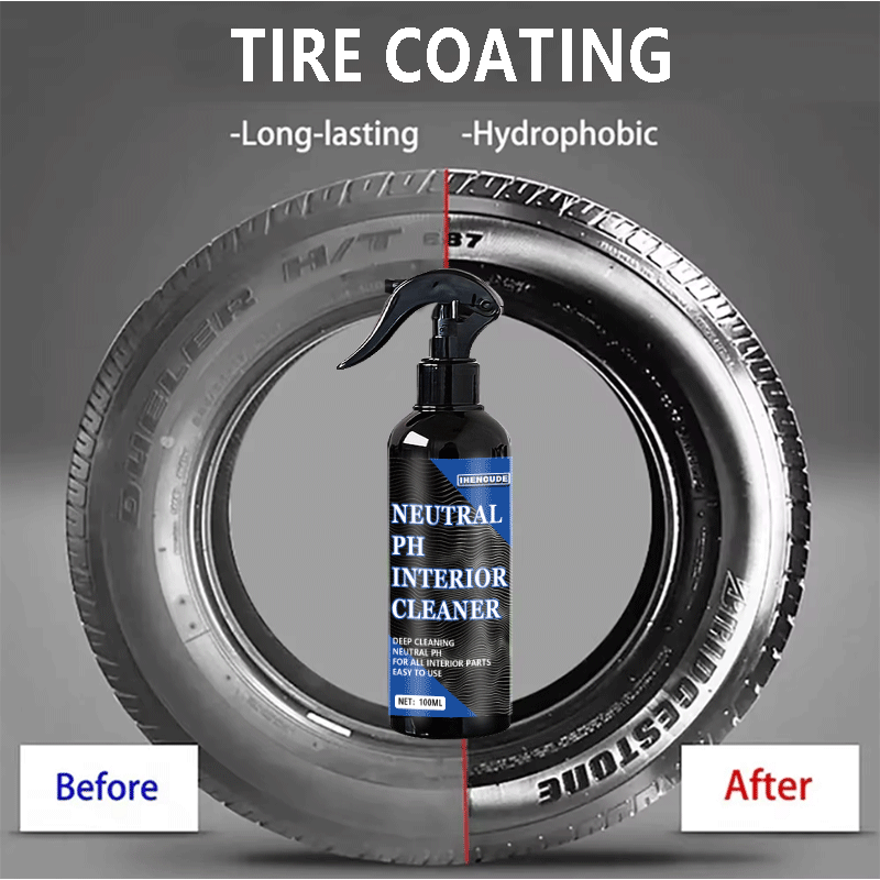 Car Wax Ceramic Coating - Siyah Araba Lastiği Karartıcı Seramik Kaplama