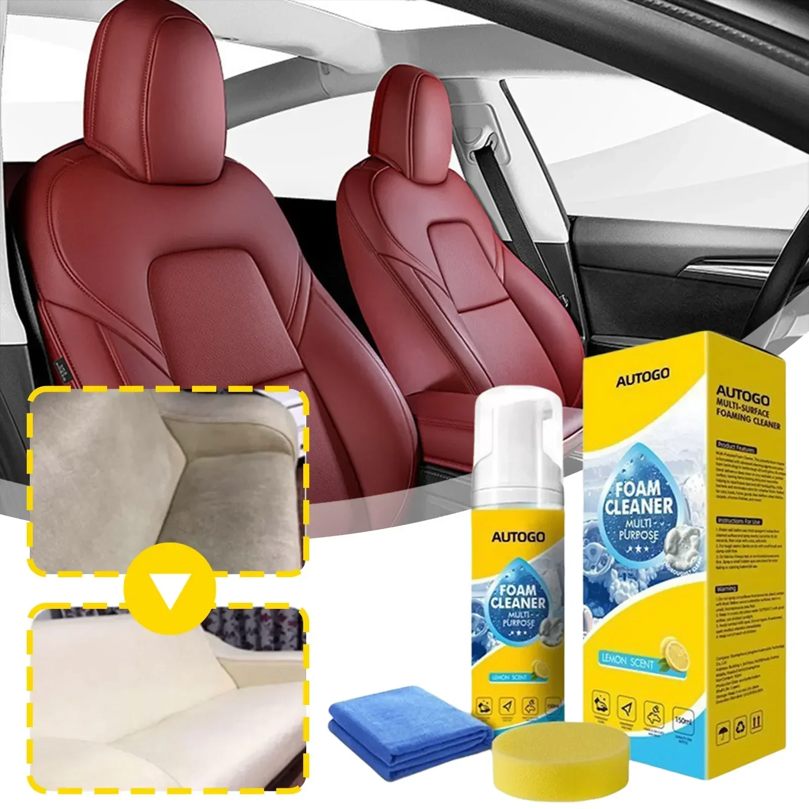 150ml Çok Amaçlı Köpük Temizle - Leather Cleaner Interior incelemesi ve fiyatı